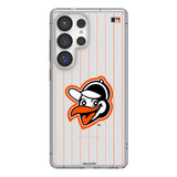 Baltimore Orioles 1955 - Cooperstown Collection Pinstripe Clear Phone Case for Samsung Galaxy