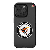 Baltimore Orioles 1966-1969 - Cooperstown Collection Linen Bump Phone Case for Apple iPhone