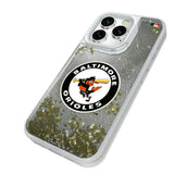 Baltimore Orioles 1966-1969 - Cooperstown Collection Linen Glitter Phone Case for Apple iPhone