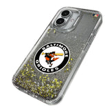 Baltimore Orioles 1966-1969 - Cooperstown Collection Linen Glitter Phone Case for Apple iPhone