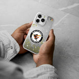 Baltimore Orioles 1966-1969 - Cooperstown Collection Linen Glitter Phone Case for Apple iPhone