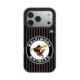 Baltimore Orioles 1966-1969 - Cooperstown Collection Pinstripe Bump Phone Case for Apple iPhone