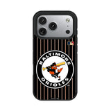 Baltimore Orioles 1966-1969 - Cooperstown Collection Pinstripe Bump Phone Case for Apple iPhone
