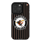 Baltimore Orioles 1966-1969 - Cooperstown Collection Pinstripe Bump Phone Case for Apple iPhone