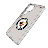 Baltimore Orioles 1966-1969 - Cooperstown Collection Pinstripe Clear Phone Case for Samsung Galaxy