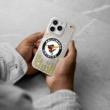 Baltimore Orioles 1966-1969 - Cooperstown Collection Pinstripe Glitter Phone Case for Apple iPhone