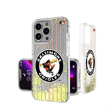Baltimore Orioles 1966-1969 - Cooperstown Collection Pinstripe Glitter Phone Case for Apple iPhone