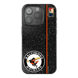 Baltimore Orioles 1966-1969 - Cooperstown Collection Sidebar Black Bling Phone Case for Apple iPhone