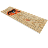 Baltimore Orioles Baseball Bat Curved Wireless Keyboard