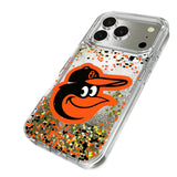 Baltimore Orioles Confetti Glitter Phone Case for Apple iPhone
