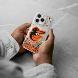 Baltimore Orioles Confetti Glitter Phone Case for Apple iPhone