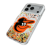 Baltimore Orioles Confetti Glitter Phone Case for Apple iPhone