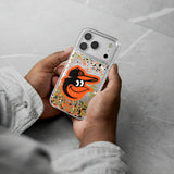 Baltimore Orioles Confetti Glitter Phone Case for Apple iPhone