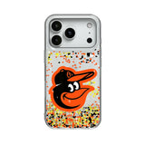 Baltimore Orioles Confetti Glitter Phone Case for Apple iPhone