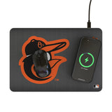 Baltimore Orioles Linen 15-Watt Wireless Charger and Mouse Pad