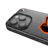 Baltimore Orioles Linen Black Bling Phone Case for Apple iPhone