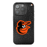 Baltimore Orioles Linen Black Bling Phone Case for Apple iPhone