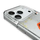 Baltimore Orioles Linen Glitter Phone Case for Apple iPhone
