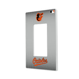 Baltimore Orioles Linen Hidden-Screw Light Switch Plate