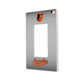 Baltimore Orioles Linen Hidden-Screw Light Switch Plate