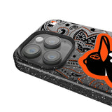 Baltimore Orioles Paisley Black Bling Phone Case for Apple iPhone
