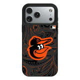 Baltimore Orioles Paisley MagSafe Compatible Phone Case for Apple iPhone