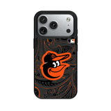 Baltimore Orioles Paisley MagSafe Compatible Phone Case for Apple iPhone