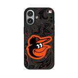 Baltimore Orioles Paisley MagSafe Compatible Phone Case for Apple iPhone