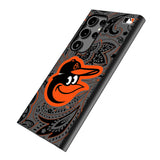 Baltimore Orioles Paisley MagSafe Compatible Phone Case for Samsung Galaxy