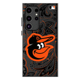 Baltimore Orioles Paisley MagSafe Compatible Phone Case for Samsung Galaxy