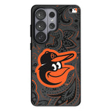 Baltimore Orioles Paisley MagSafe Compatible Phone Case for Samsung Galaxy