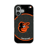 Baltimore Orioles Personalized Circle Bump Phone Case for Apple iPhone