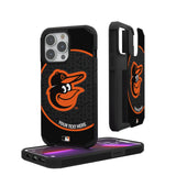 Baltimore Orioles Personalized Circle Rugged Phone Case for Apple iPhone