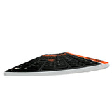 Baltimore Orioles Personalized Endzone Solid Curved Wireless Keyboard