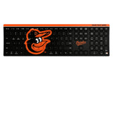 Baltimore Orioles Personalized Endzone Solid Curved Wireless Keyboard