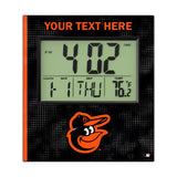 Baltimore Orioles Personalized Hatch Wall Clock