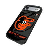 Baltimore Orioles Personalized Tilt Bump Phone Case for Apple iPhone