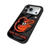 Baltimore Orioles Personalized Tilt Bump Phone Case for Apple iPhone