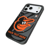 Baltimore Orioles Personalized Tilt Bump Phone Case for Apple iPhone