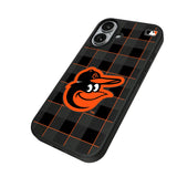 Baltimore Orioles Plaid MagSafe Compatible Phone Case for Apple iPhone