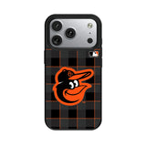 Baltimore Orioles Plaid MagSafe Compatible Phone Case for Apple iPhone