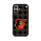 Baltimore Orioles Plaid MagSafe Compatible Phone Case for Apple iPhone