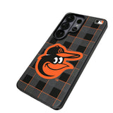 Baltimore Orioles Plaid MagSafe Compatible Phone Case for Samsung Galaxy 26 Series