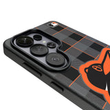 Baltimore Orioles Plaid MagSafe Compatible Phone Case for Samsung Galaxy