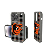 Baltimore Orioles Plaid Soft Touch Phone Case for Apple iPhone