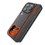 Baltimore Orioles Sidebar Black Bling Phone Case for Apple iPhone