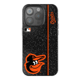 Baltimore Orioles Sidebar Black Bling Phone Case for Apple iPhone