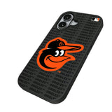 Baltimore Orioles Text Backdrop Bump Phone Case for Apple iPhone