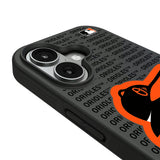 Baltimore Orioles Text Backdrop Bump Phone Case for Apple iPhone
