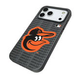Baltimore Orioles Text Backdrop Bump Phone Case for Apple iPhone